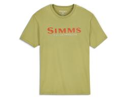 Футболка Simms Logo T-shirt Tent Green L (12803-1347-40)