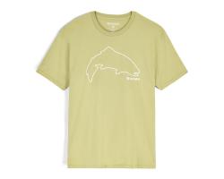 Футболка Simms Trout Outline T-Shirt Tent Green M (13519-1347-30)