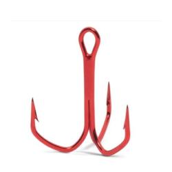Гачки потрійні VMC Barbarian Treble Inside Barb Red 8 size 10pcs (8573-RD0008D1)