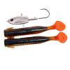 Силікон Fladen Big single tail 300g head 2 bodies Black (20-1230009)