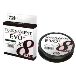 Шнур Daiwa Tournament X8 Braid EVO+ 0.18mm 270m Dark Green
