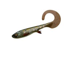 Силікон Wolfcreek Lures Curly 22 220mm+tail 75g #C085 Motoroil Trout (WCL-CURLY22-C085)