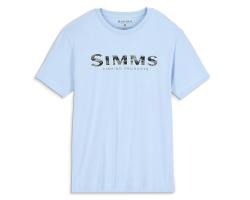 Футболка Simms Shroud Fill Logo T-Shirt Sky Blue M (14276-434-30)