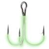 Тройник Fladen люминесцентный Treble hooks luminous 5pcs size 8/0 (14-0180)