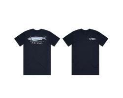 Футболка Primal Artist Tee Salmon Navy 2XL (PRH-PAT-SAN-2XL)