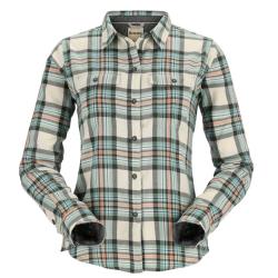 Сорочка жіноча Simms Wms Santee Flannel Shirt Seafoam Camp Plaid XS (13567-657-10)