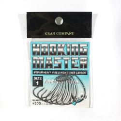Гачок офсетний Varivas Nogales Hooking MasterPower Bait Finess hooks, #1 (РБ-647643)