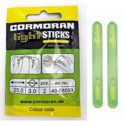 Світлячок Cormoran mini 3.0-25mm зеленый 2pcs (49-08009)