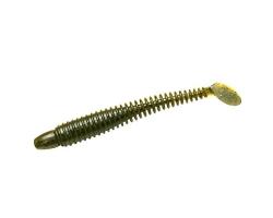 Силікон Lunker City Swimming Ribster 4" #24 GREEN PUMPKIN 10шт. (88024)