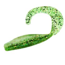 Плаваючий силікон ZMAN Streakz Curly Tailz 4" 5pc #Nuked Chicken Glow (STKCRL-241PK5)