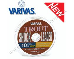 Флюрокарбон Varivas Trout Shock Leader Fluoro, 30m, 0.260mm #2.5 10lbs NEW (РБ-670212)