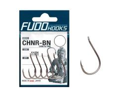 Гачки Fudo Chinu W/Ring Black 8 (17 шт.) (FHBN11018)