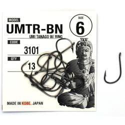 Гачки Fudo Umi Tanago W/Ring Black 6 (13 шт.) (FH BN 3101 6)