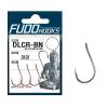 Гачки Fudo Delta Chinu W/Ring Black 8 (9 шт.) (FHBN01018)