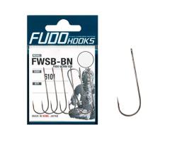 Крючки Fudo Worm SSB Black 8 (10 шт.) (FHBN61018)