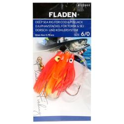 Морской монтаж Fladen Mini Octopus green, orange, pink, hook s (17-1513-2-0)