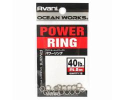 Кільця завідні Varivas 8 OW Power Rings 18kg 4.0mm 16pcs (РБ-729101)