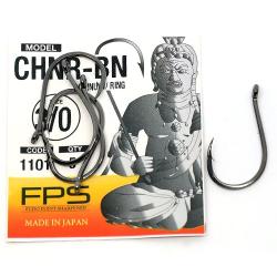 Гачки Fudo Chinu W/Ring Black 12 (17 шт.) (FHBN110112)