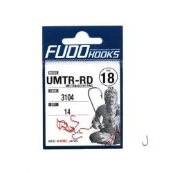 Гачки Fudo Umi Tanago W/Ring Red 18 (14 шт.) (FHRD310418)