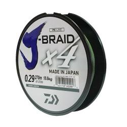 Шнур Daiwa J-Braid X4E 0,33mm-270m Dark Green