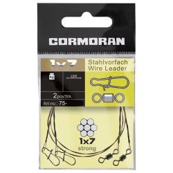 Повідець сталевий Cormoran 1x7 Wire leader 20cm 6kg 2pcs (75-23060)