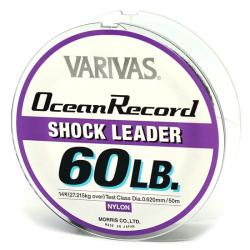 Моношоклідер Varivas Ocean Record Shock Leader 50m 167.8kg 1.66mm (РБ-744497)