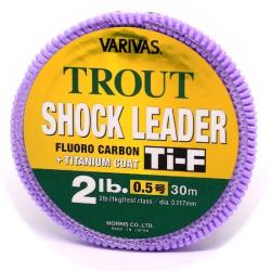 Флюрокарбон Varivas Trout Shock Leader Ti-F 30m #0.5 2lb 0.117mm (VA 925990)