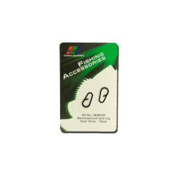 Застібка швидкозмінна EOS Bent head oval split ring size 16мм 2606026